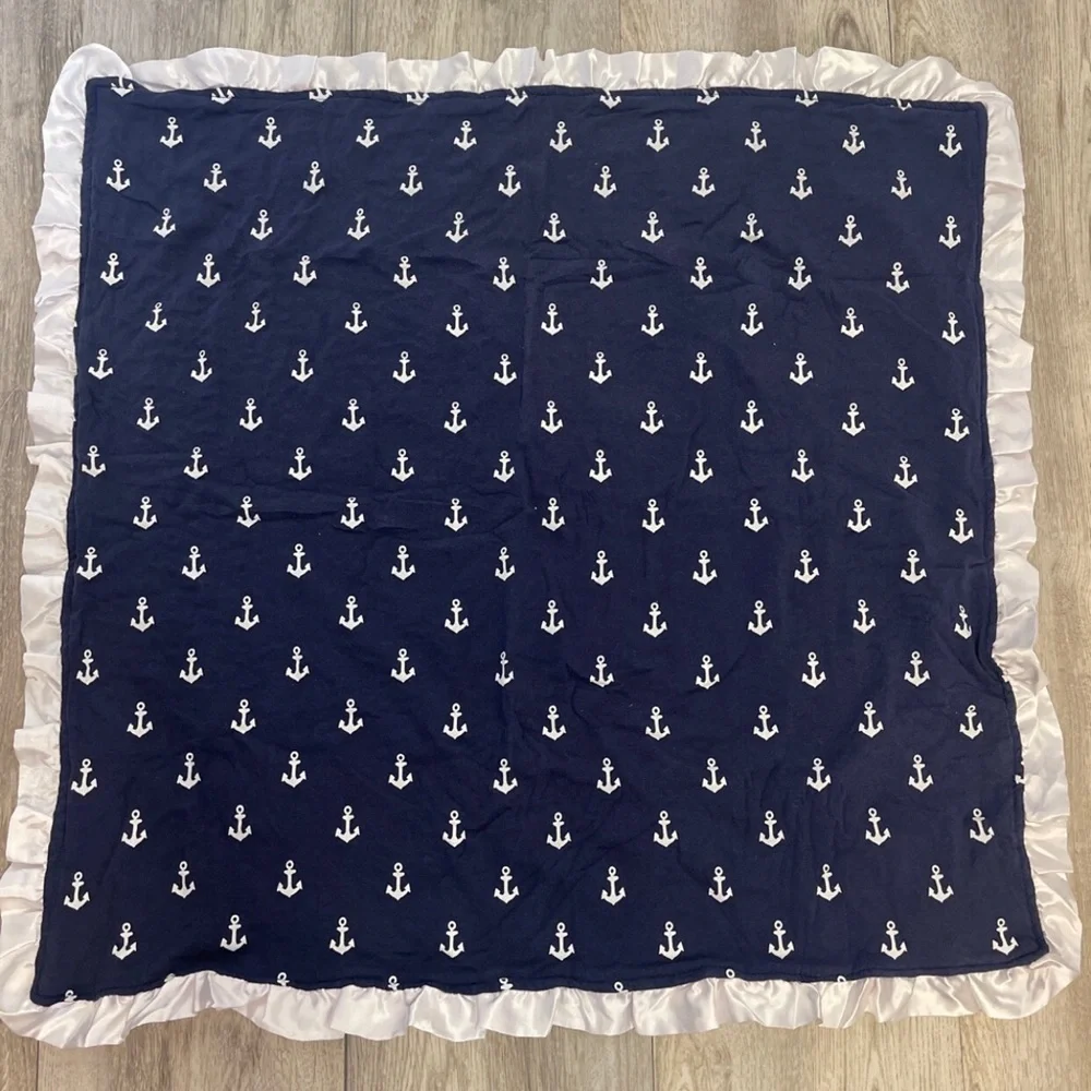 Nautical Anchor Baby Blanket